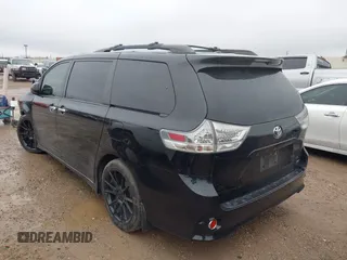 2017 Toyota Sienna SE with VIN 5TDXZ3DC2HS783440, listed as a IAAI auction lot 41549026 with 179,744 mi miles and . Bid and sale history available at DreamBid. Image 3.