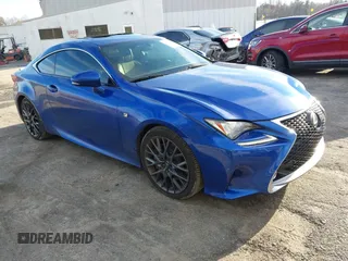 2015 Lexus RC 350 F Sport with VIN JTHHE5BC0F5008649, listed as a IAAI auction lot 41591221 with 119,794 mi miles and . Bid and sale history available at DreamBid. Image 1.