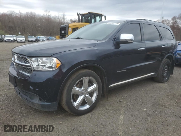 2011 Dodge Durango Citadel with VIN 1D4SE5GTXBC595273, listed as a Copart auction lot 54205335 with 164,073 mi miles and Clean title. Bid and sale history available at DreamBid. Image 1.