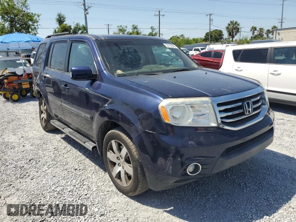 2013 Honda Pilot Touring with VIN 5FNYF3H99DB037819, listed as a Copart auction lot 52762565 with 197,889 mi miles and Salvage Title. Bid and sale history available at DreamBid. Image 4.