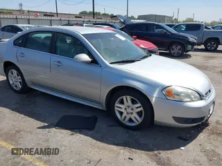 2011 Chevrolet Impala LT Fleet with VIN 2G1WG5EK0B1295453, listed as a IAAI auction lot 41837139 with 191,708 mi miles and . Bid and sale history available at DreamBid. Image 1.