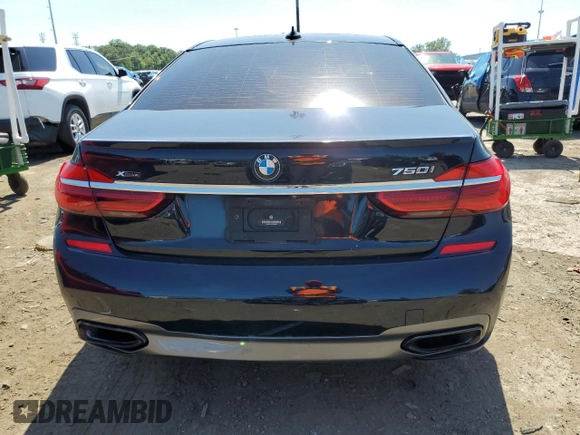 2019 BMW 7 Series 750i xDrive с VIN WBA7F2C57KB240392, выставлен на аукционе Copart как лот 58296274 с пробегом 44 676 миль миль и Списание • Salvage title. История ставок и продаж доступна на DreamBid. Изображение 6.