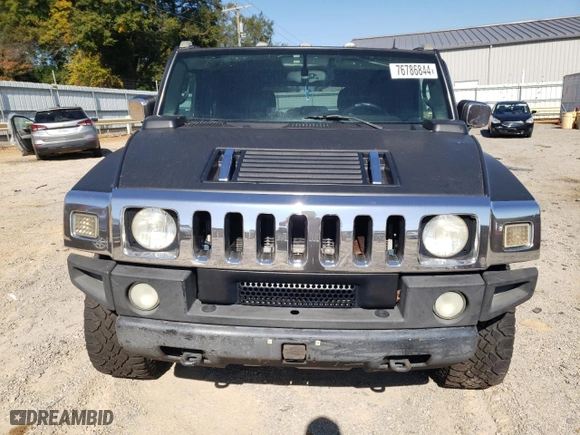 2005 Hummer H2 SUV with VIN 5GRGN23U65H108432, listed as a Copart auction lot 76786844 with 248,780 mi miles and Salvage Title. Bid and sale history available at carsss.com. Image 5.