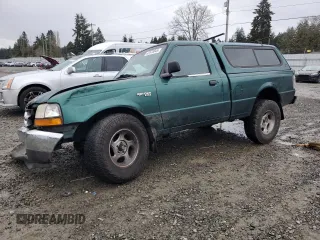 2000 Ford Ranger XL with VIN 1FTYR10C7YPA70526, listed as a Copart auction lot 43578045 with 166,599 mi miles and Salvage title. Bid and sale history available at DreamBid. Image 1.