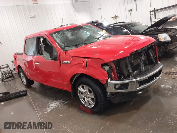 2016 Ford F-150 XLT with VIN 1FTEW1EP6GKD55091, listed as a IAAI auction lot 41812120 with 201,455 mi miles and . Bid and sale history available at DreamBid. Image 1.