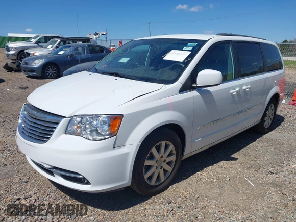 2014 Chrysler Town & Country Touring with VIN 2C4RC1BG9ER148966, listed as a IAAI auction lot 41886625 with 104,299 mi miles. Bid and sale history available at carsss.com. Image 2.