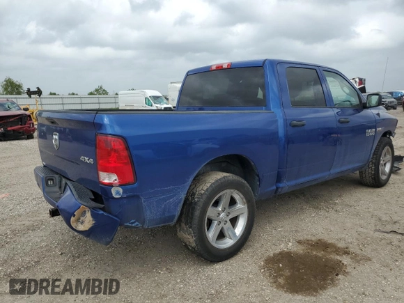 2017 Ram 1500 Express with VIN 3C6RR7KTXHG747164, listed as a Copart auction lot 51460365 with 202,492 mi miles and Salvage title. Bid and sale history available at DreamBid. Image 3.