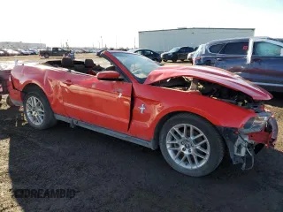 2012 Ford Mustang V6 with VIN 1ZVBP8EM9C5219820, listed as a Copart auction lot 46579765 with 136,334 mi miles and Non Repairable. Bid and sale history available at carsss.com. Image 4.