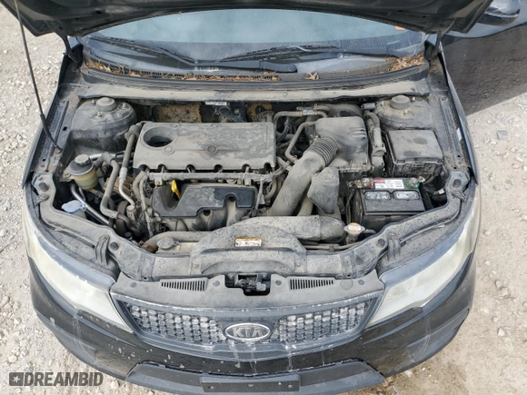 2011 Kia Forte Koup EX with VIN KNAFU6A26B5456136, listed as a Copart auction lot 71310424 with 0 mi miles and Salvage Title. Bid and sale history available at carsss.com. Image 11.