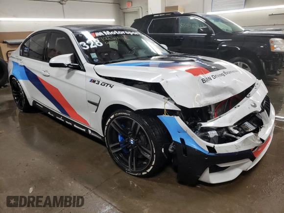 2016 BMW M3 with VIN WBS8M9C52G5G41730, listed as a Copart auction lot 70216603 with 147,834 mi miles. Bid and sale history available at carsss.com. Image 4.