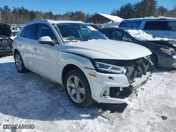 2018 Audi Q5 Premium Plus with VIN WA1BNAFY0J2202270, listed as a IAAI auction lot 41603310 with 148,699 mi miles. Bid and sale history available at carsss.com. Image 1.