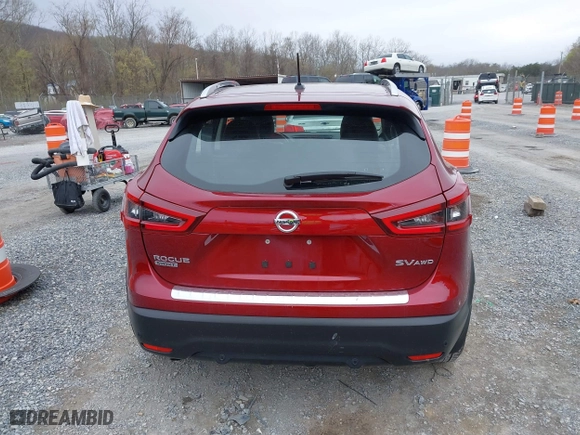 2022 Nissan Rogue Sport SV with VIN JN1BJ1BW6NW487449, listed as a IAAI auction lot 41937506 with 61,503 mi miles. Bid and sale history available at carsss.com. Image 16.