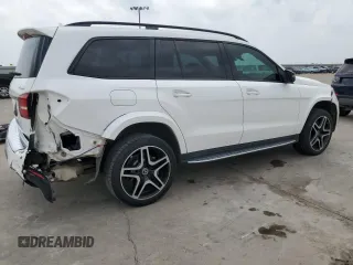 2019 Mercedes-Benz GLS 550 with VIN 4JGDF7DEXKB203995, listed as a Copart auction lot 53217754 with 51,623 mi miles and . Bid and sale history available at DreamBid. Image 3.