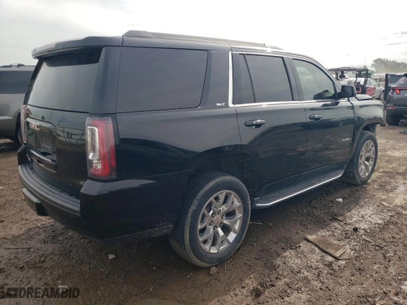 2016 GMC Yukon SLT with VIN 1GKS2BKC1GR280026, listed as a Copart auction lot 61636234 with 0 mi miles and Salvage Title. Bid and sale history available at carsss.com. Image 3.