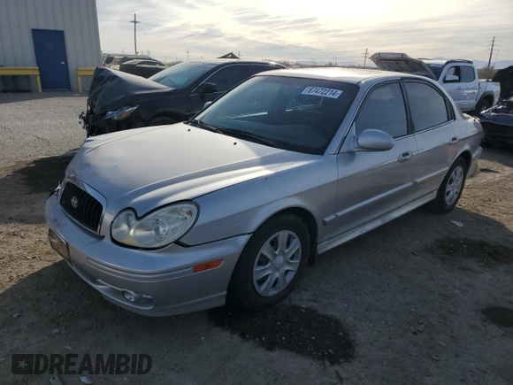 2004 Hyundai Sonata with VIN KMHWF25SX4A981335, listed as a Copart auction lot 87472214 with 103,910 mi miles and Salvage Title. Bid and sale history available at carsss.com. Image 1.