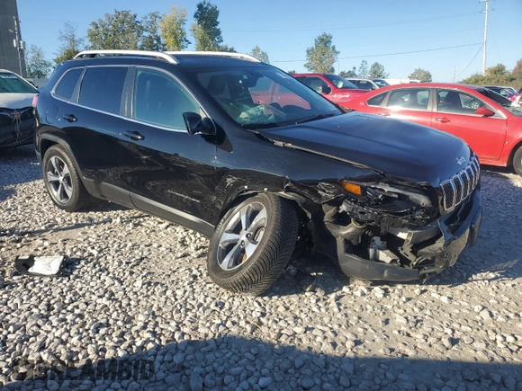 2019 Jeep Cherokee Limited with VIN 1C4PJMDN7KD150787, listed as a Copart auction lot 73053084 with 64,190 mi miles and Salvage Title. Bid and sale history available at carsss.com. Image 4.