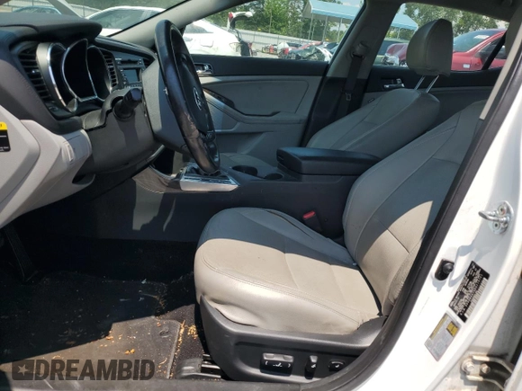 2013 Kia Optima EX with VIN 5XXGN4A75DG119721, listed as a Copart auction lot 62309245 with Not provided miles and Clean title. Bid and sale history available at DreamBid. Image 7.