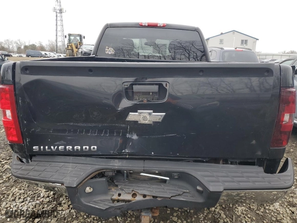 2007 Chevrolet Silverado 1500 Work Truck with VIN 1GCEC19CX7Z501452, listed as a Copart auction lot 44566855 with 0 mi miles and Salvage Title. Bid and sale history available at carsss.com. Image 6.