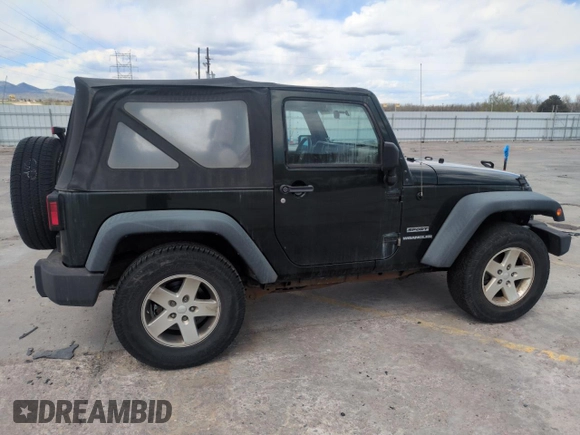 2010 Jeep Wrangler Sport with VIN 1J4AA2D16AL127197, listed as a Copart auction lot 54192935 with 200,595 mi miles and Clean Title. Bid and sale history available at carsss.com. Image 3.