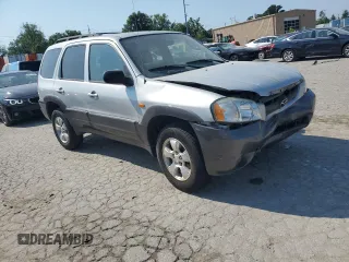 2003 Mazda Tribute LX with VIN 4F2YZ04183KM49513, listed as a Copart auction lot 66000444 with Not Provided miles and Salvage Title. Bid and sale history available at carsss.com. Image 4.