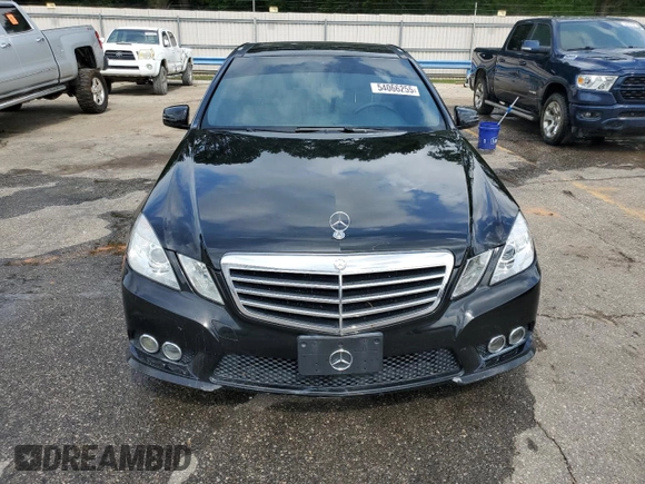 2010 Mercedes-Benz E 350 Luxury with VIN WDDHF5GB5AA027198, listed as a Copart auction lot 54066255 with 76,591 mi miles and Salvage Title. Bid and sale history available at DreamBid. Image 5.