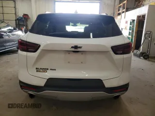 2023 Chevrolet Blazer LT with VIN 3GNKBJR41PS134864, listed as a Copart auction lot 53294545 with 43,376 mi miles and Salvage title. Bid and sale history available at DreamBid. Image 6.