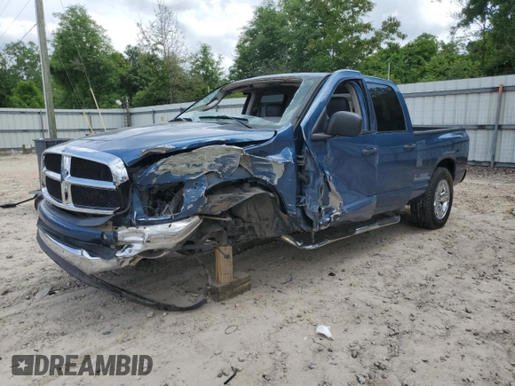 2005 Dodge 1500 SLT with VIN 1D7HA18D65S152542, listed as a Copart auction lot 53726695 with Not Provided miles and Salvage Title. Bid and sale history available at DreamBid. Image 1.