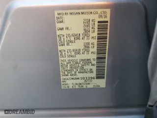 2017 Nissan Murano SV with VIN 5N1AZ2MG6HN103396, listed as a Copart auction lot 65181964 with 86,976 mi miles and Clean Title. Bid and sale history available at carsss.com. Image 14.