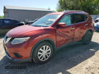 2016 Nissan Rogue S with VIN KNMAT2MT9GP662060, listed as a Copart auction lot 51982505 with 79,503 mi miles and Salvage Title. Bid and sale history available at carsss.com. Image 1.