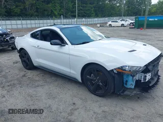 2022 Ford Mustang EcoBoost with VIN 1FA6P8TH3N5140629, listed as a IAAI auction lot 42452902 with 38,583 mi miles and . Bid and sale history available at DreamBid. Image 1.