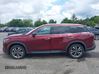 2022 Infiniti QX60 Luxe z VIN 5N1DL1FR9NC330743, wystawiony jako IAAI lot #42456589 z przebiegiem 17 780 mil mil oraz . Historia ofert i sprzedaży dostępna na DreamBid. Obrazek 14.