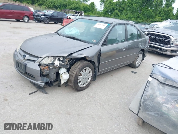 2005 Honda Civic LX z VIN 2HGES16555H633462, wystawiony jako IAAI lot #42352824 z przebiegiem 200 091 mil mil oraz . Historia ofert i sprzedaży dostępna na DreamBid. Obrazek 2.