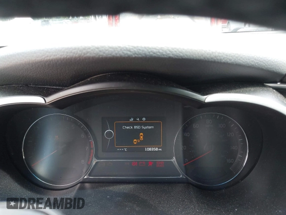 2014 Kia Optima SXL Turbo with VIN 5XXGR4A62EG342201, listed as a IAAI auction lot 42344058 with 108,358 mi miles and . Bid and sale history available at DreamBid. Image 7.