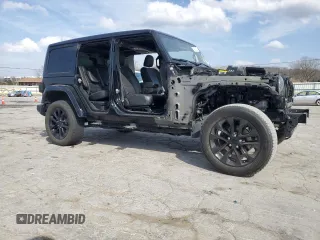 2022 Jeep Wrangler Unlimited Sahara с VIN 1C4JJXP68NW238204, выставлен на аукционе Copart как лот 49292205 с пробегом 35 058 миль миль и Списание • Salvage title. История ставок и продаж доступна на DreamBid. Изображение 4.