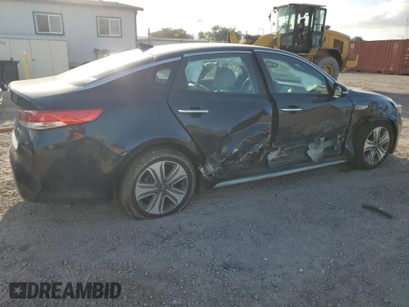 2017 Kia Optima EX z VIN KNAGV4LD6H5007410, wystawiony jako Copart lot #84968024 z przebiegiem 87 588 mil mil oraz Szkoda całkowita • Salvage title. Historia ofert i sprzedaży dostępna na DreamBid. Obrazek 3.