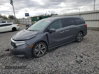 2024 Honda Odyssey Touring with VIN 5FNRL6H81RB009784, listed as a Copart auction lot 49902995 with 16,610 mi miles and Salvage title. Bid and sale history available at DreamBid. Image 1.