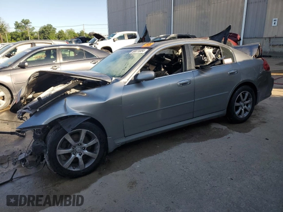 2006 Infiniti G35 with VIN JNKCV51F76M601386, listed as a Copart auction lot 58074484 with Not Provided miles and Non Repairable. Bid and sale history available at DreamBid. Image 1.