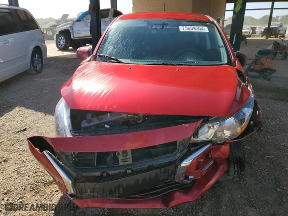 2024 Mitsubishi Mirage ES with VIN ML32AUHJ7RH001786, listed as a Copart auction lot 75689504 with 13,721 mi miles and Salvage Title. Bid and sale history available at carsss.com. Image 5.