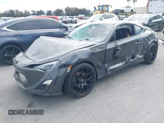 2013 Scion FR-S with VIN JF1ZNAA16D2713197, listed as a IAAI auction lot 42047792 with 83,430 mi miles. Bid and sale history available at carsss.com. Image 17.