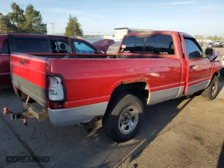 1998 Dodge Ram 1500 with VIN 1B7HC16Y9WS623837, listed as a Copart auction lot 51989225 with 189,336 mi miles and Salvage Title. Bid and sale history available at carsss.com. Image 3.