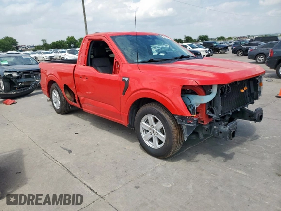 2021 Ford F-150 XL with VIN 1FTMF1CB1MKE96164, listed as a Copart auction lot 59530755 with Not provided miles and Salvage title. Bid and sale history available at DreamBid. Image 4.