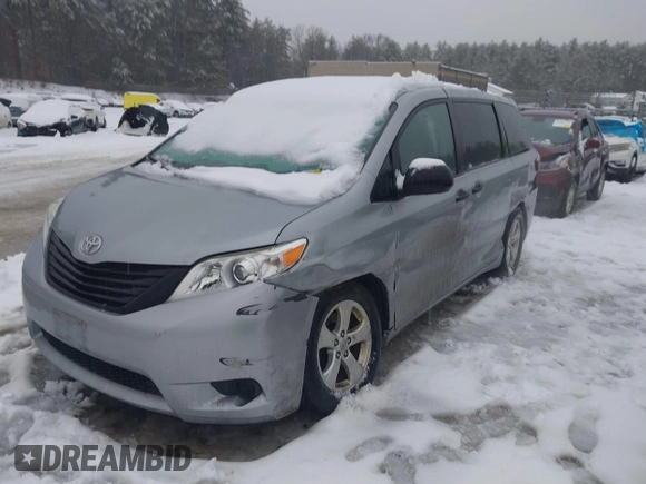 2017 Toyota Sienna L with VIN 5TDZZ3DC9HS802672, listed as a IAAI auction lot 41542558 with 147,788 mi miles and . Bid and sale history available at DreamBid. Image 2.