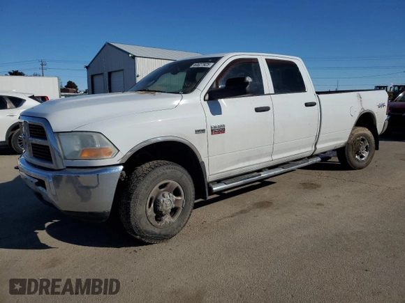 2012 Ram 2500 ST with VIN 3C6TD5HT2CG166573, listed as a Copart auction lot 44627925 with 178,427 mi miles and Salvage Title. Bid and sale history available at carsss.com. Image 1.