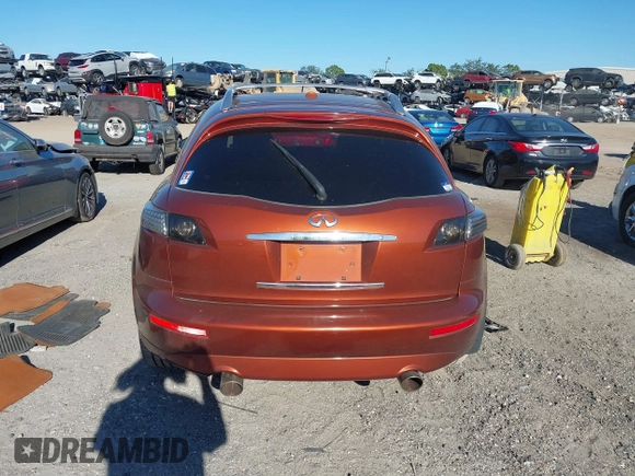 2007 Infiniti FX with VIN JNRAS08W07X202006, listed as a IAAI auction lot 41255199 with 145,291 mi miles and . Bid and sale history available at DreamBid. Image 16.