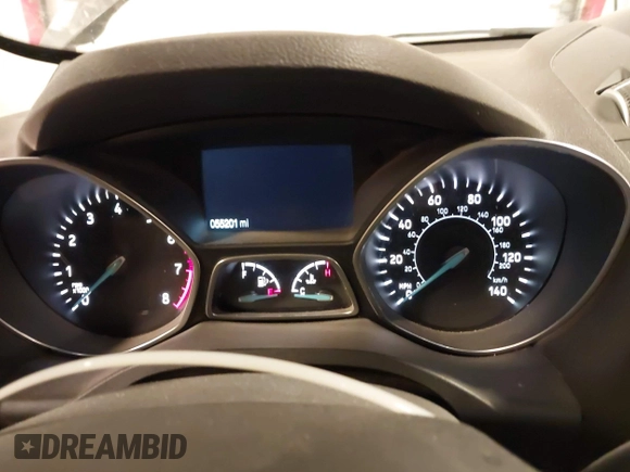 2017 Ford Escape Titanium with VIN 1FMCU9JD7HUE46427, listed as a IAAI auction lot 41808083 with 55,201 mi miles. Bid and sale history available at carsss.com. Image 7.