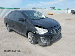 2017 Mitsubishi Mirage G4 SE with VIN ML32F4FJ8HHF16205, listed as a IAAI auction lot 41860505 with 67,310 mi miles. Bid and sale history available at carsss.com. Image 1.