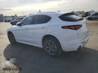 2020 Alfa Romeo Stelvio Ti with VIN ZASPAKBN3L7C83383, listed as a Copart auction lot 45336895 with 48,529 mi miles and Salvage Title. Bid and sale history available at carsss.com. Image 2.