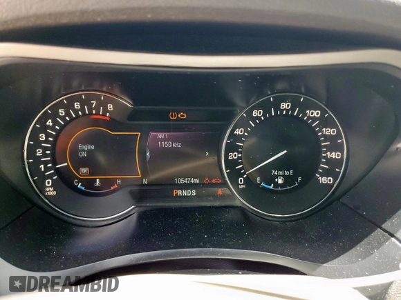 2016 Lincoln MKZ с VIN 3LN6L2GK2GR634663, выставлен на аукционе Copart как лот 60858995 с пробегом 105 474 миль миль и Списание • Salvage title. История ставок и продаж доступна на DreamBid. Изображение 9.