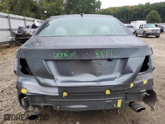 2012 Mercedes-Benz C 350 Sport with VIN WDDGF5HBXCR222096, listed as a Copart auction lot 72595324 with 134,915 mi miles and Salvage Title. Bid and sale history available at DreamBid. Image 6.
