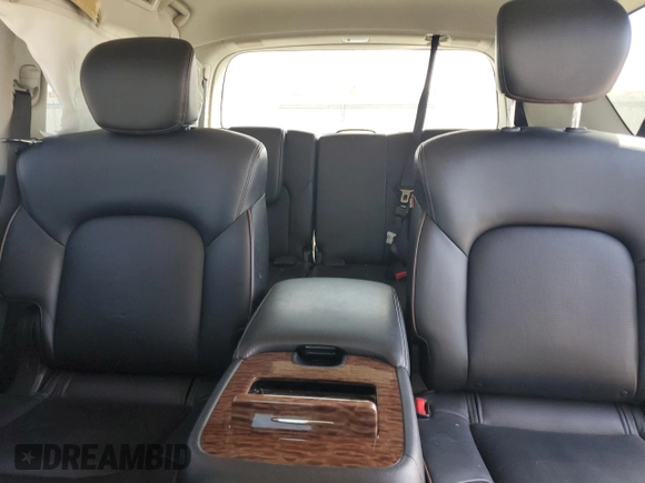 2017 Nissan Armada Platinum with VIN JN8AY2NE1H9706743, listed as a Copart auction lot 52411925 with 108,056 mi miles and Salvage Title. Bid and sale history available at carsss.com. Image 10.